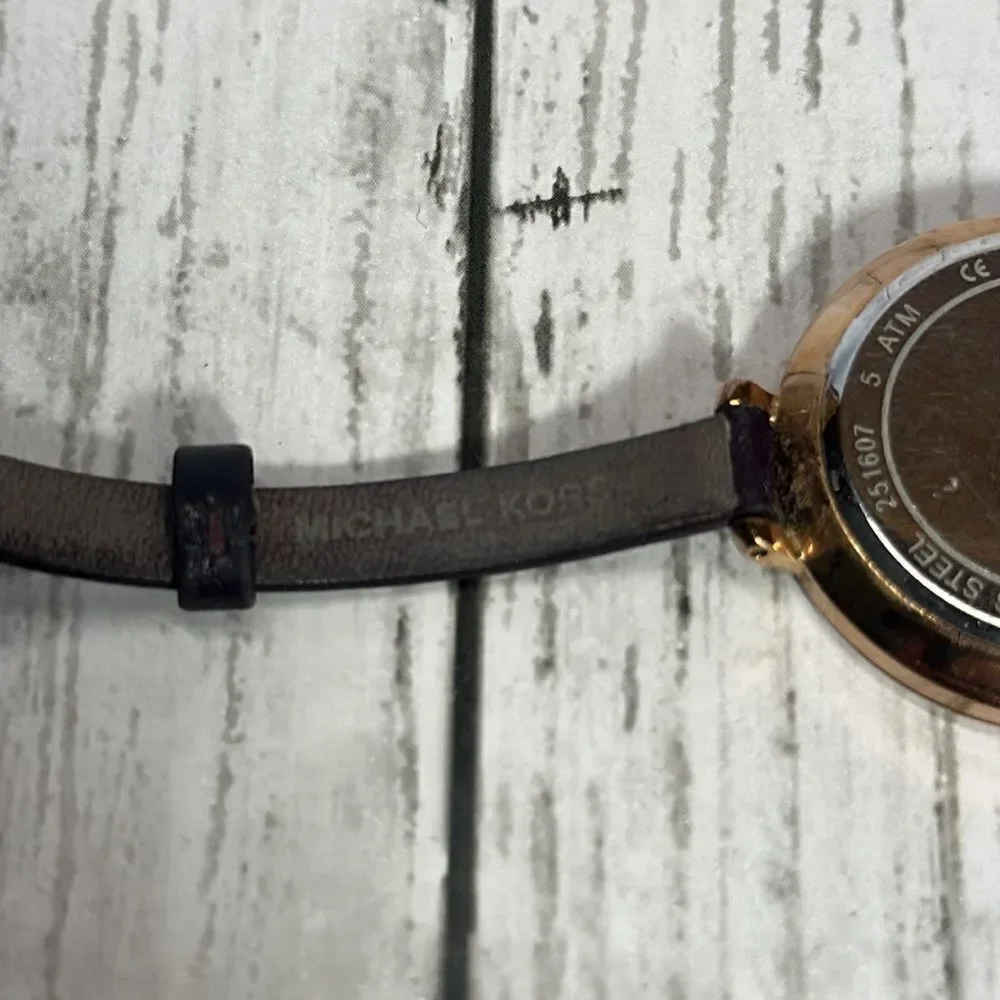 Michael Kors Women’s‎ Slim Runway Double Wrap Leather Watch, Women’s Leather
